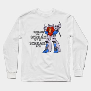 Transformers Starscream 80’s Retro Tee Decepticon Long Sleeve T-Shirt